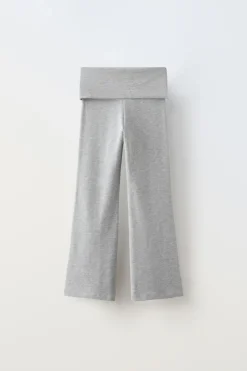 LEGGINGS FLARE COM CÓS ENROLADO-ZARA Best