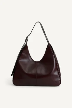 ZARA Malas^LTHR MX SHPPR 13 Vermelho-bordeaux