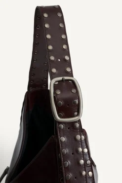 ZARA Malas^LTHR MX SHPPR 13 Vermelho-bordeaux