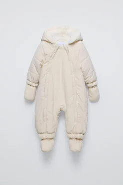 MACACÃO COM EFEITO DE PELO ENCARACOLADO EM NYLON-ZARA Online