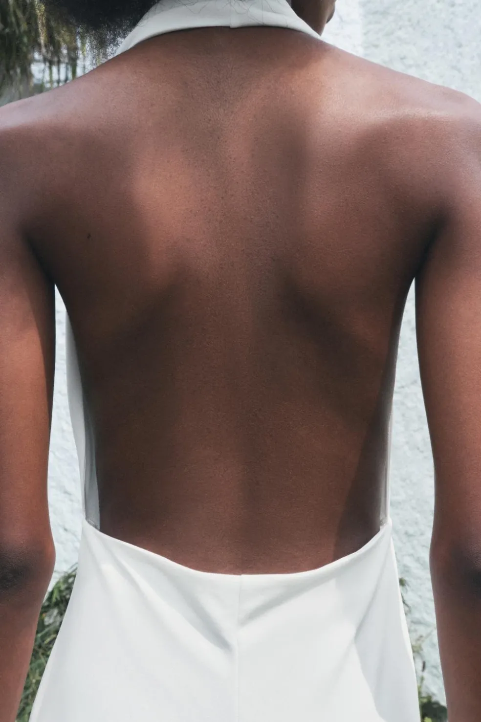 ZARA Vestidos^MACACÃO COMPRIDO CREPE Branco