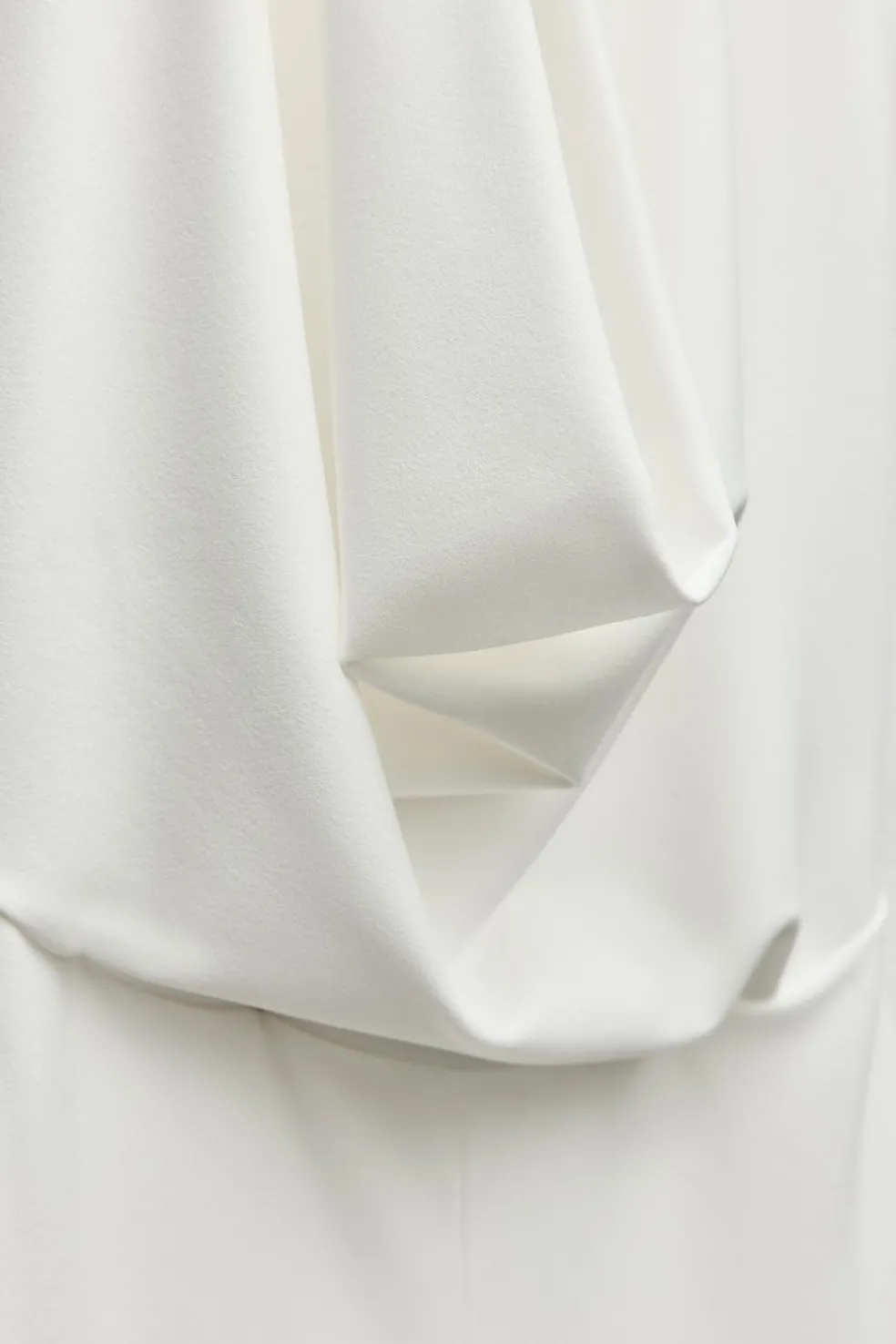 ZARA Vestidos^MACACÃO COMPRIDO CREPE Branco