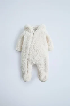 MACACÃO DE PELO SINTÉTICO ENCARACOLADO COM CAPUZ-ZARA Discount