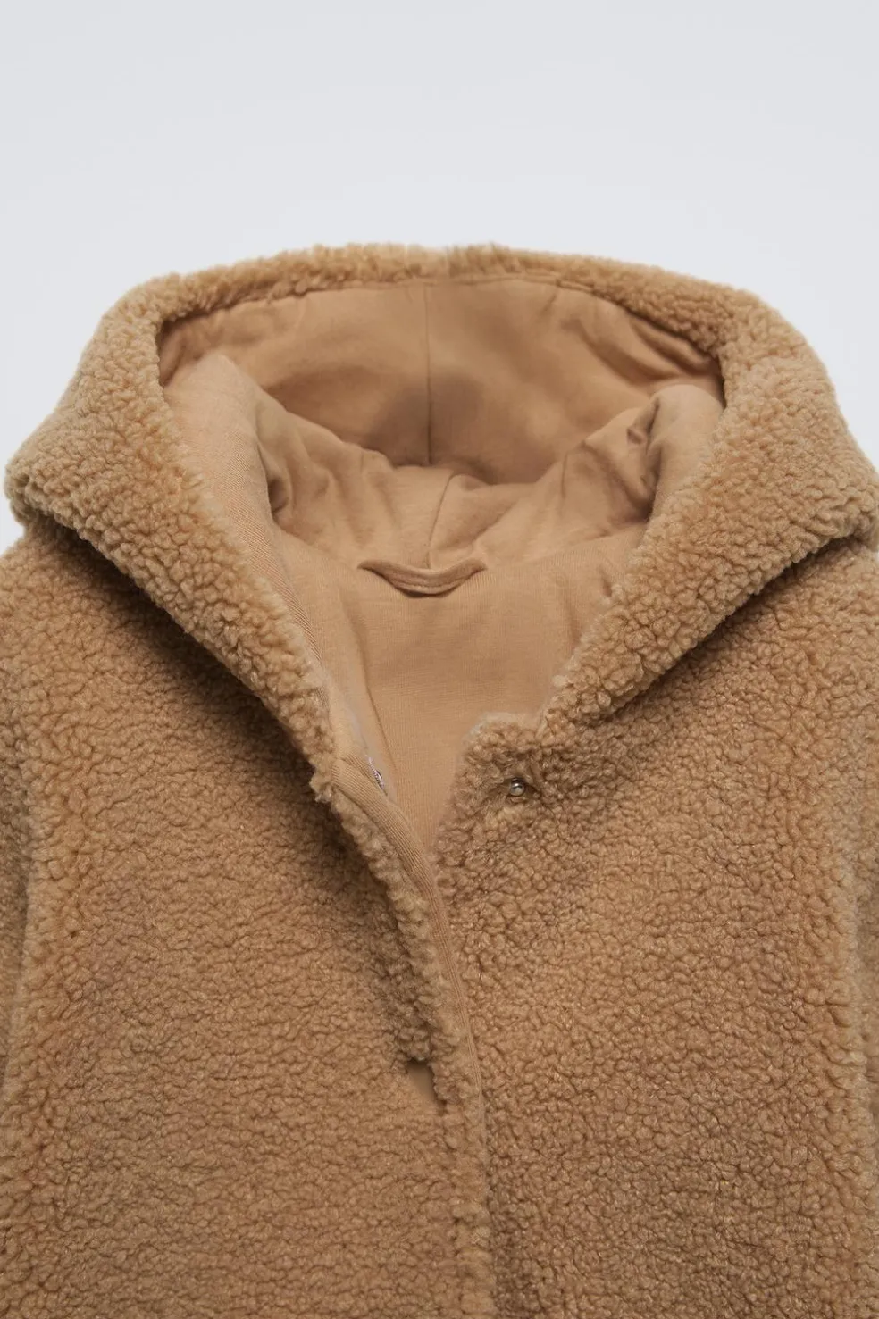 MACACÃO EFEITO DE PELO ENCARACOLADO-ZARA Shop