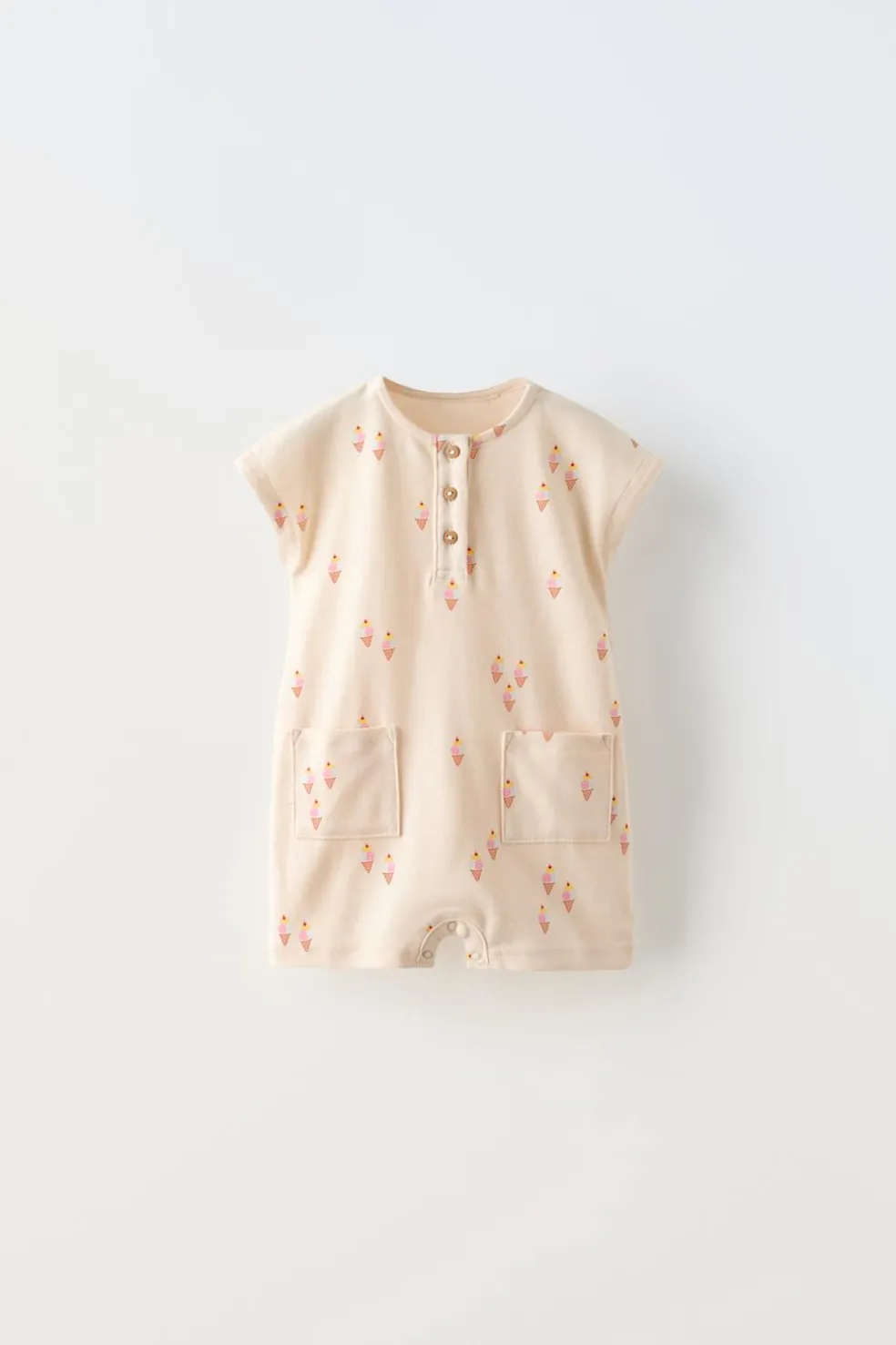 MACACÃO ESTAMPADO GELADOS-ZARA Online
