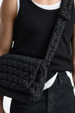 ZARA Malas / Mochilas^MALA A TIRACOLO ACOLCHOADA NYLON Preto