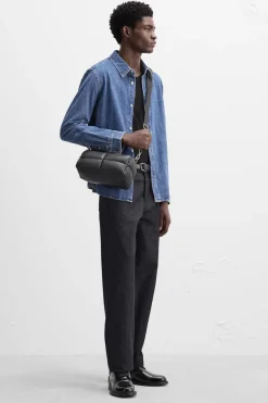 ZARA Malas / Mochilas^MALA A TIRACOLO ACOLCHOADA Preto