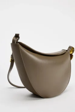 ZARA Malas^MALA A TIRACOLO ASSIMÉTRICA COM PEDRAS Verde