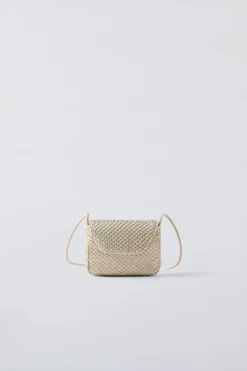 MALA A TIRACOLO BRILHO-ZARA Best Sale