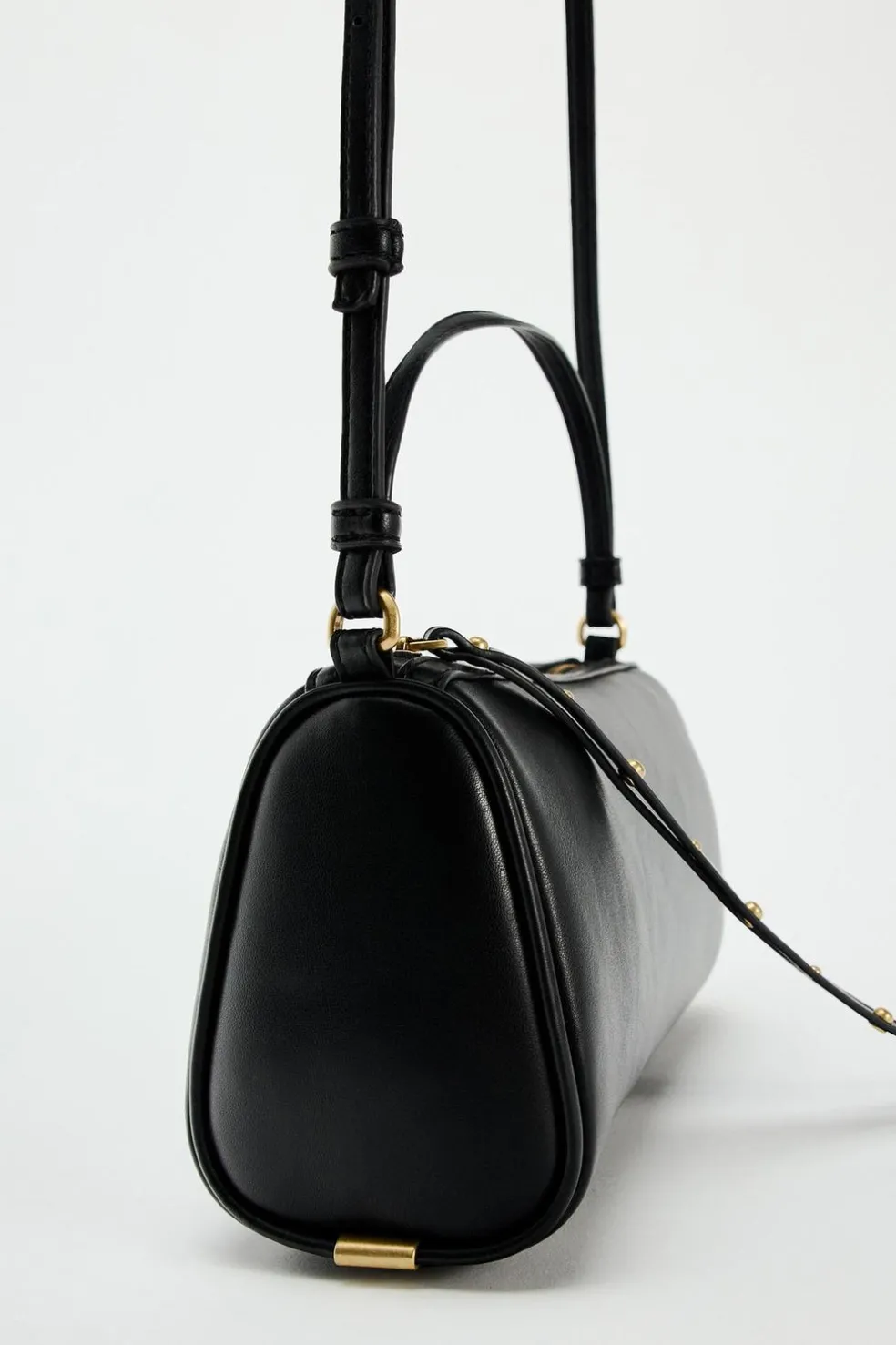 ZARA Malas^MALA A TIRACOLO COM PORMENOR DE MINI TACHAS Preto