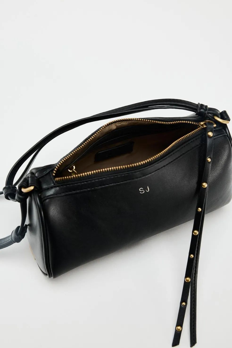 ZARA Malas^MALA A TIRACOLO COM PORMENOR DE MINI TACHAS Preto