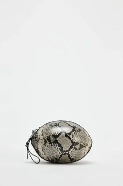 ZARA Malas^MALA A TIRACOLO OVALADA COM ESTAMPADO ANIMAL Multicolor