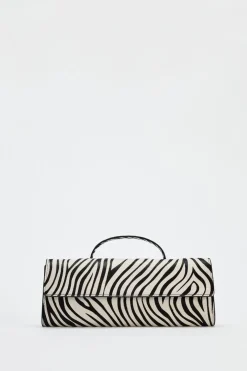 ZARA Malas^MALA ALARGADA COM EFEITO DE PELO Zebra