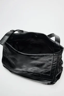 ZARA Malas^MALA COM ABAS E ENFEITES Preto