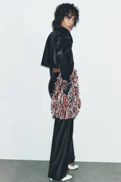 ZARA Malas^MALA COM FRANJAS Multicolor