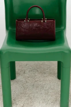 ZARA Malas^MALA DE MÃO COM TEXTURA Vermelho-bordeaux