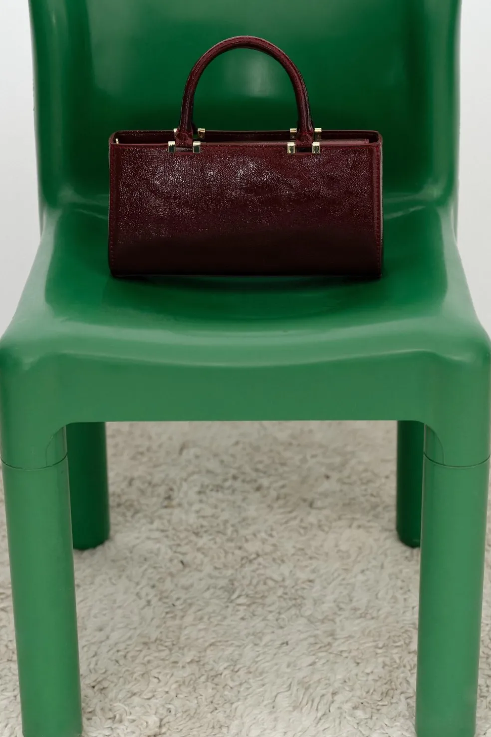 ZARA Malas^MALA DE MÃO COM TEXTURA Vermelho-bordeaux