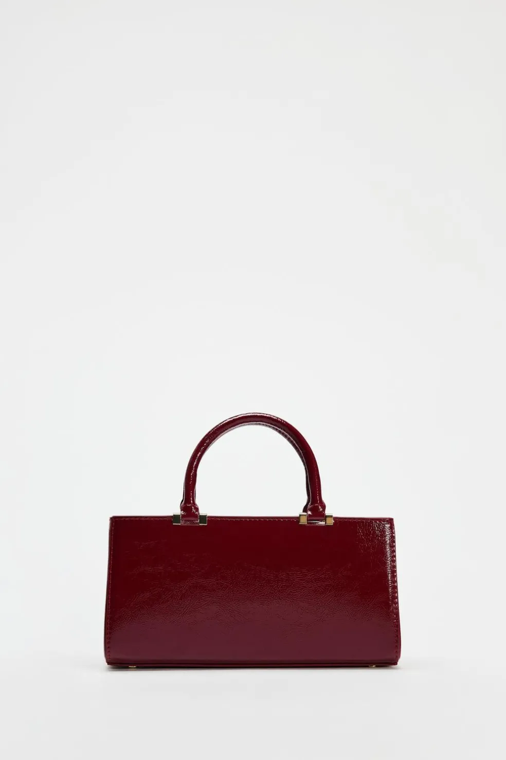 ZARA Malas^MALA DE MÃO COM TEXTURA Vermelho-bordeaux
