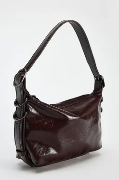 ZARA Malas^MALA DE OMBRO COM ARGOLAS Castanho