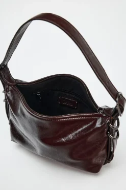 ZARA Malas^MALA DE OMBRO COM ARGOLAS Castanho