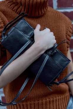 ZARA Malas^MALA DE OMBRO COM BOLSOS Preto