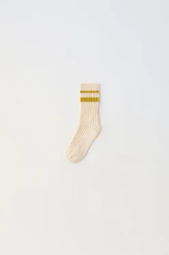 MEIAS DE MALHA ÀS RISCAS-ZARA Store