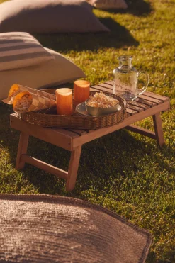 ZARA Móveis|Móveis^MESA DOBRÁVEL MADEIRA EXTERIOR CAMPISMO Castanho