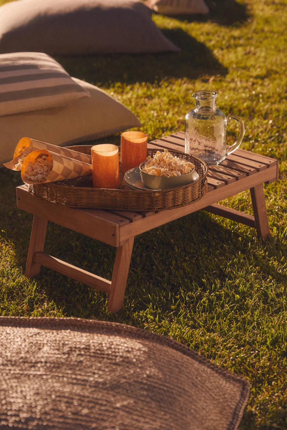ZARA Móveis|Móveis^MESA DOBRÁVEL MADEIRA EXTERIOR CAMPISMO Castanho
