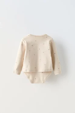 PACK DE BODY E CASAQUINHO ESTAMPADO-ZARA Outlet