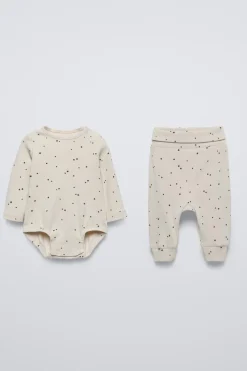 PACK DE BODY E LEGGINGS COM ESTRELAS-ZARA Best Sale