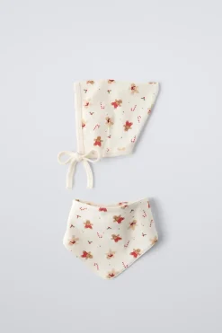 PACK DE CAPOTA E BANDANA ESTAMPADA-ZARA Cheap