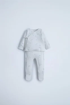 PACK DE CASACO E POLAINA RIB ESTAMPADO-ZARA Cheap
