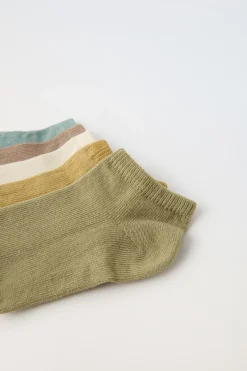 PACK DE CINCO MEIAS BAIXAS-ZARA Best Sale