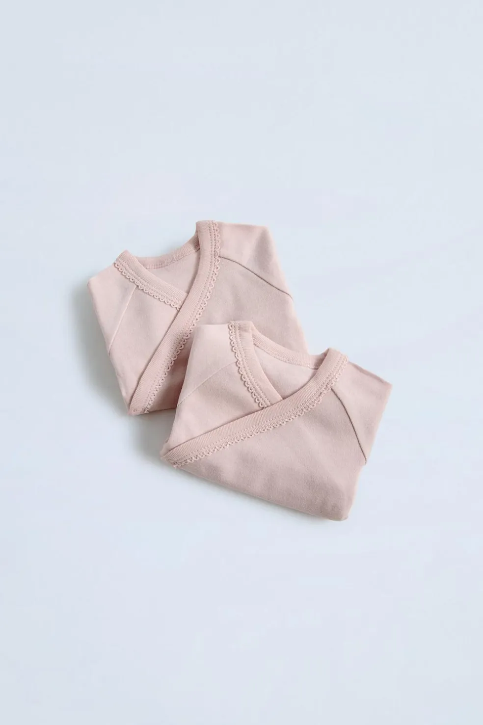 PACK DE DOIS BODIES COM GOLA QUIMONO CAIXA-ZARA Clearance