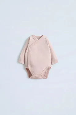 PACK DE DOIS BODIES COM GOLA QUIMONO CAIXA-ZARA Clearance