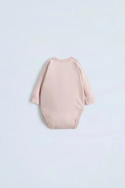 PACK DE DOIS BODIES COM GOLA QUIMONO CAIXA-ZARA Clearance