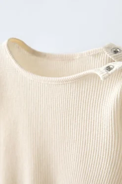 PACK DE DOIS BODIES EFEITO DE WAFFLE-ZARA New