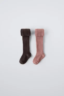 PACK DE DOIS COLLANTS CANALADOS CAIXA-ZARA Cheap