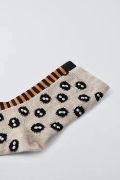 PACK DE DOIS PARES DE MEIAS ÀS RISCAS E ARANHAS-ZARA Cheap
