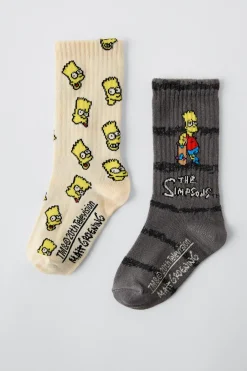 PACK DE DOIS PARES DE MEIAS BART THE SIMPSONS ™ MATT GROENING-ZARA Cheap
