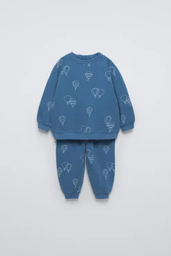 PACK DE SWEAT E CALÇAS ESTAMPADAS-ZARA Cheap