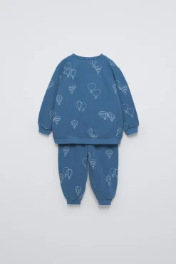 PACK DE SWEAT E CALÇAS ESTAMPADAS-ZARA Cheap