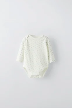 PACK DE TRÊS BODIES DE MANGA COMPRIDA ESTAMPADOS-ZARA Cheap