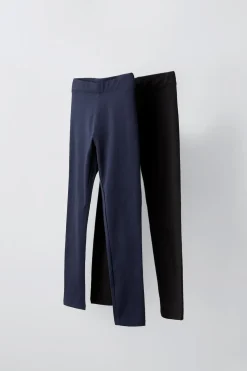 PACK DOIS LEGGINGS LISOS-ZARA Flash Sale