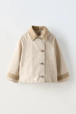 PARKA CURTA COM CAPUZ WATER REPELLENT-ZARA Cheap