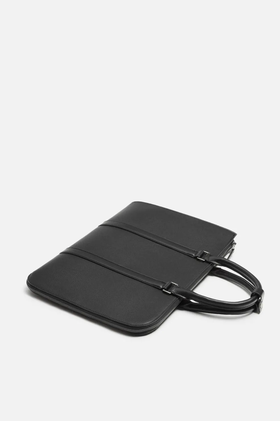 ZARA Malas|Malas / Mochilas^PASTA SLIM TEXTURA Preto