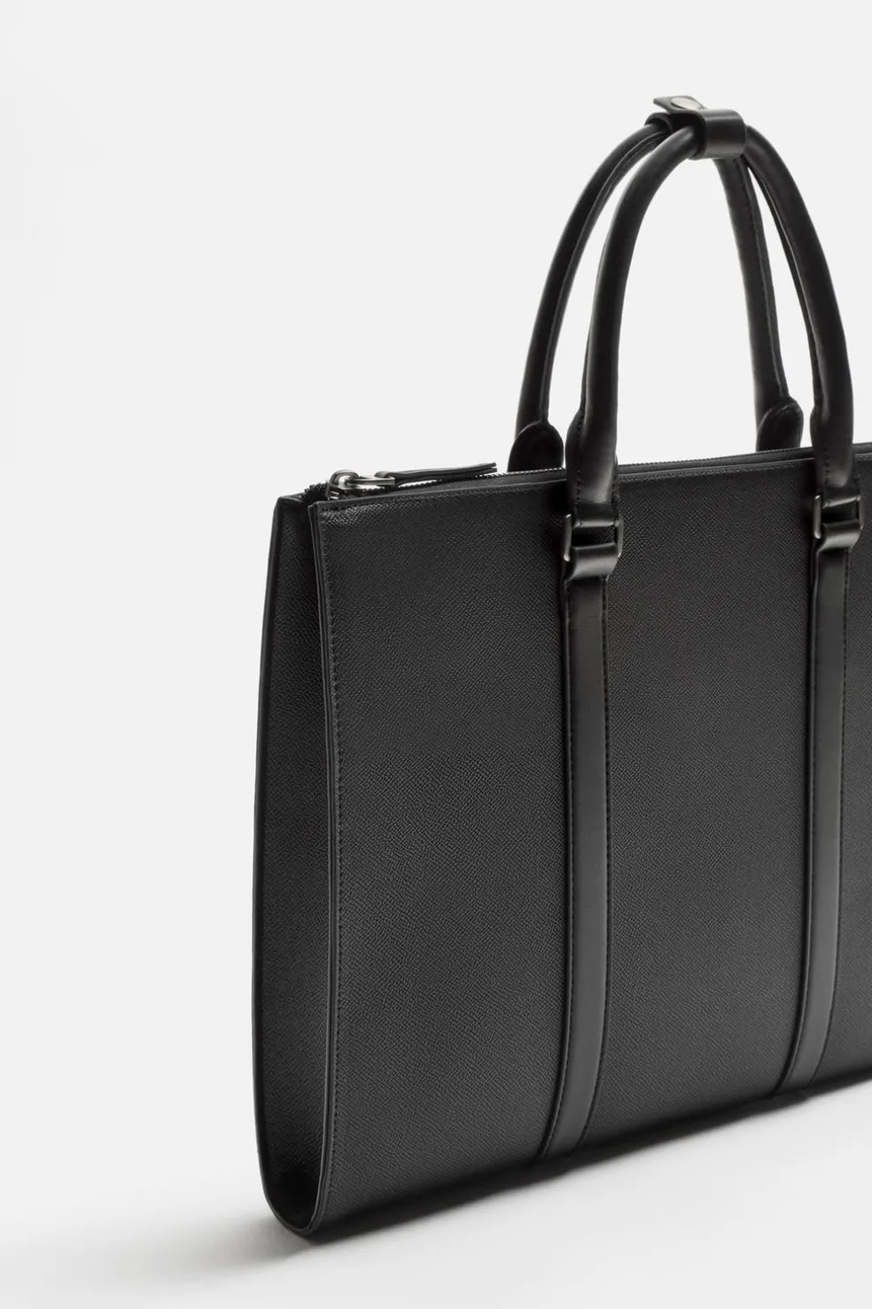 ZARA Malas|Malas / Mochilas^PASTA SLIM TEXTURA Preto