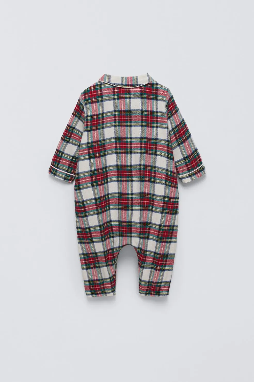 PIJAMA INTEIRO DE FLANELA AOS QUADRADOS-ZARA Best Sale