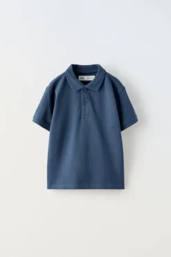POLO BÁSICO LISO-ZARA Best Sale