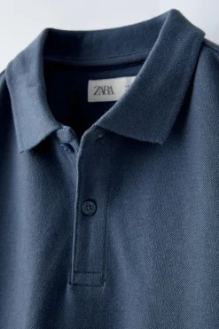 POLO BÁSICO LISO-ZARA Best Sale